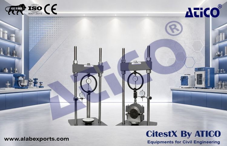 CBR & Marshall Testing Machine with Load Ring