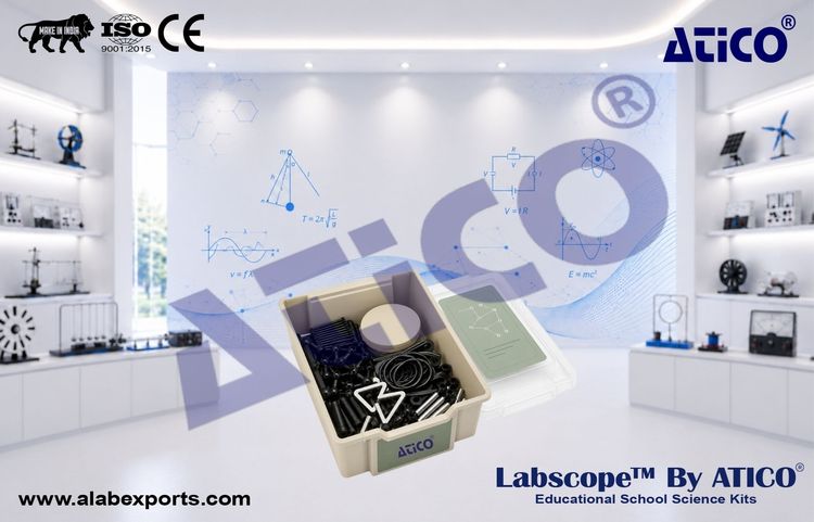 Basic Science Kit Chemistry Stand Material Chemistry Lab Kits for Schools and Colleges ATICO Export