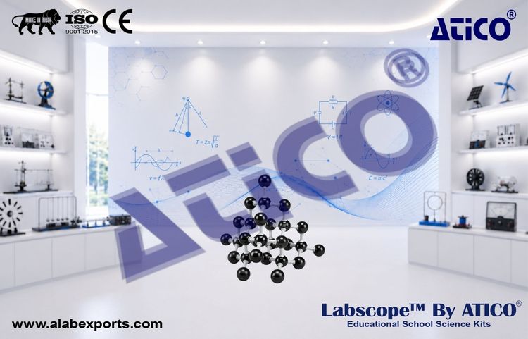 Chemistry Lab Kits for Schools and Colleges ATICO Export Diamond model kit