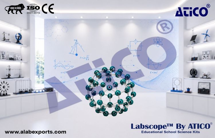Buckminster fullerene model kit Chemistry Lab Kits for Schools and Colleges ATICO Export
