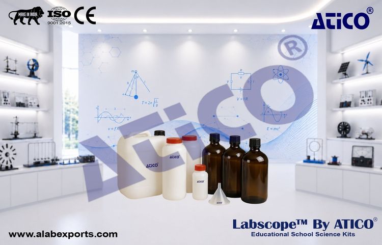Chemical waste disposal set empty Chemistry Lab Kits for Schools and Colleges ATICO Export