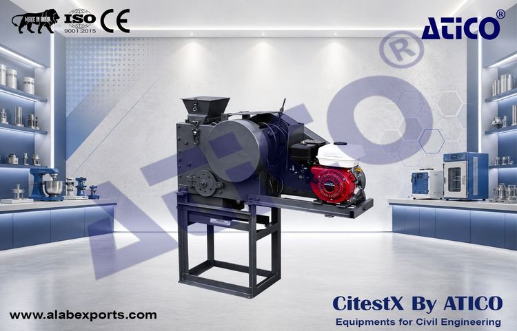 5″ × 7″ Portable Rock Crusher (Gasoline)