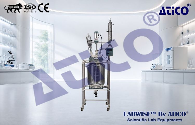 Double Glass Jacketed Reactor ALB348