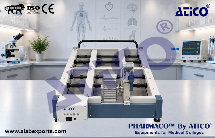 12 Wheel Water Support for Physiological Research Instrumentation