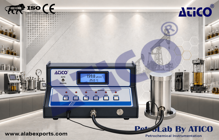 Precision Conductivity Meter for Oil and Petroleum Testing Equipment