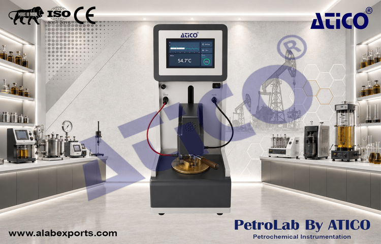 Automatic Pensky Martens Closed Cup Flash Point Testing Equipment Patented Model by ATICO EXPORT