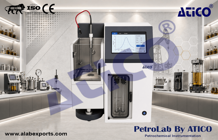 Automatic Petroleum Product Atmospheric Distillation Testing Equipment by ATICO EXPORT