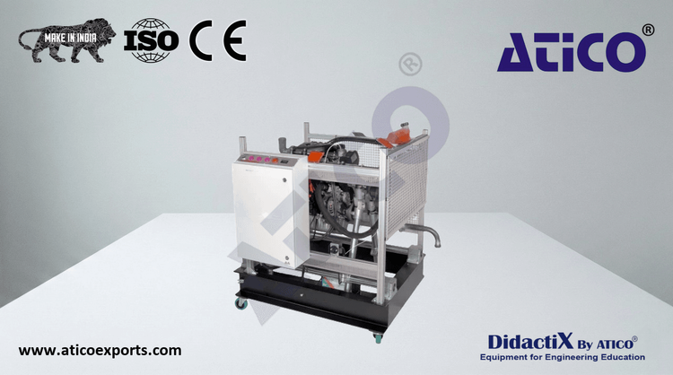 Automotive Four-Cylinder Diesel Engine Deluxe