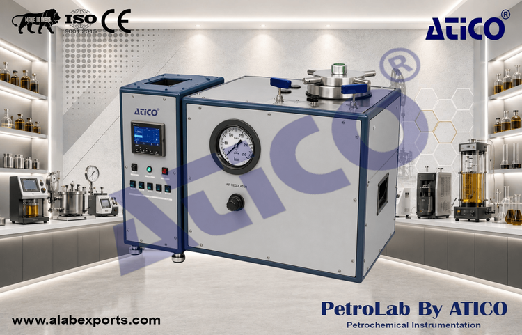 Benchtop HTHP Cement Curing Chamber oil and petroleum testing instruments by ATICO EXPORT