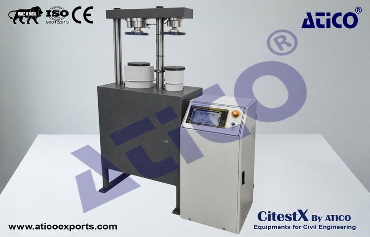 Cement Compression / Flexural Test Machine, Touch Screen