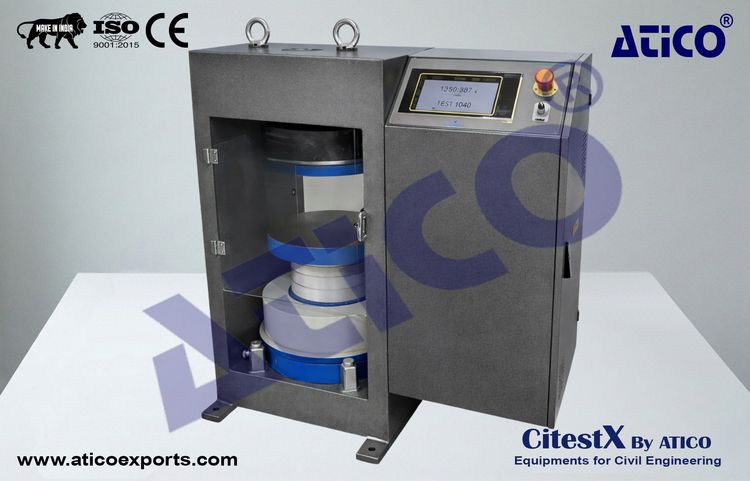Compression Testing Machine Touch Screen - Automatic