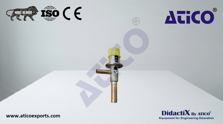 Cutaway model: automatic expansion valve