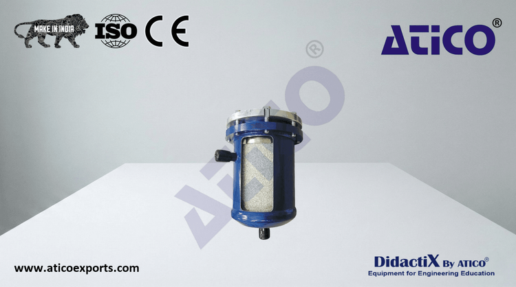 Cutaway model: block drier