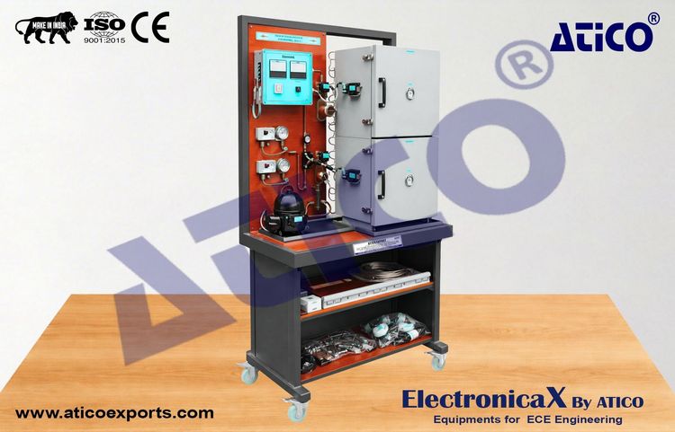 Double Evaporator Refrigeration Freezer Trainer