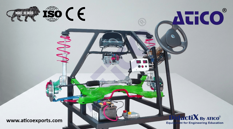 Electric Power-Assisted Steering with Suspension