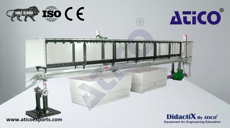 Experimental flume 409x500mm Deluxe