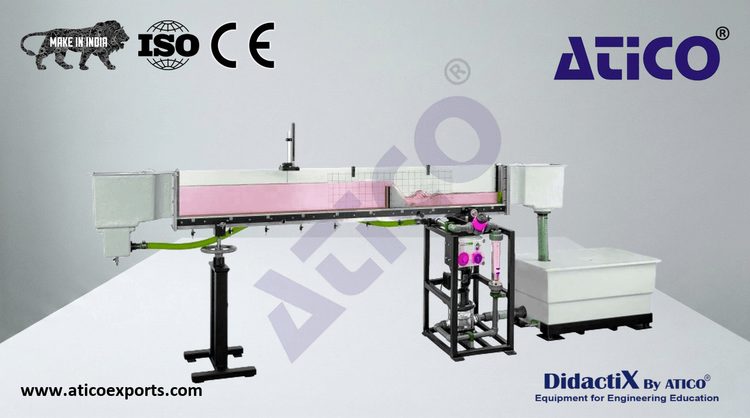 Experimental flume 86x300mm Deluxe
