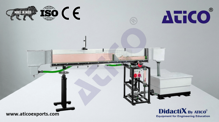 Experimental flume 86x300mm