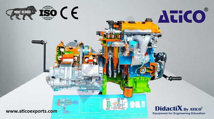 Hybrid Cut-Away Engine, Manual Operation
