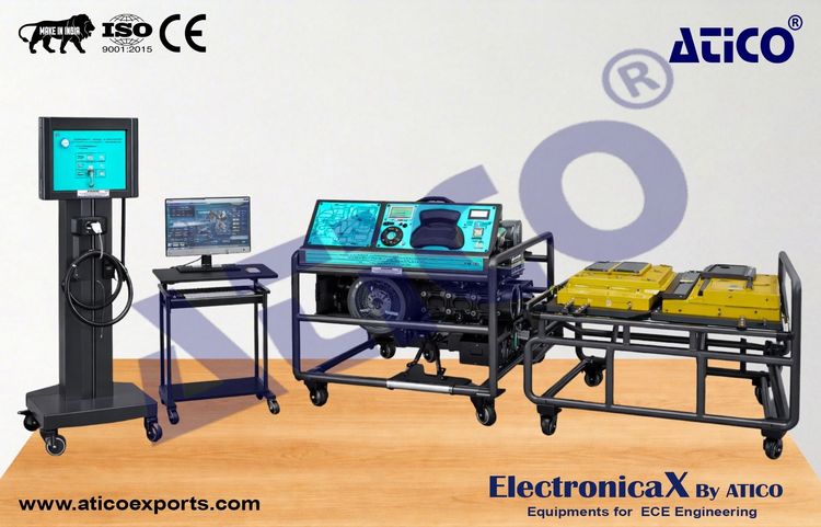 Open able Electric Vehicle Machine Motor Test Bed