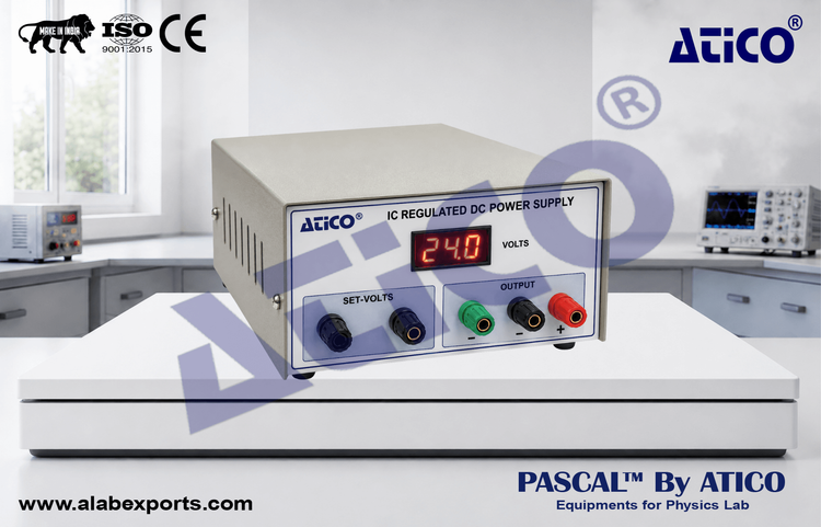 CV   Power Supply with Voltmeter