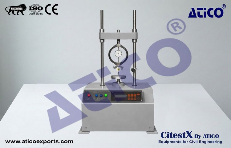 Unconfined Compression Tester for Rocks