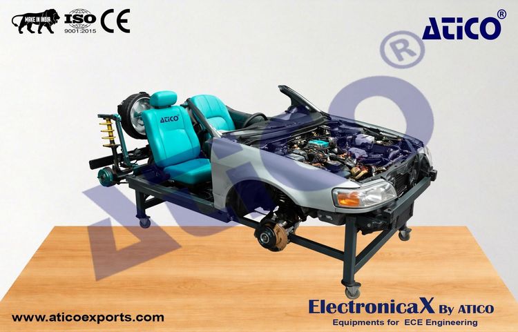 Sectioned Automotive Vehicle Chassis