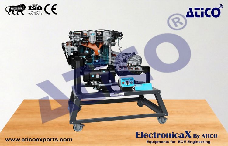 Sectioned Petrol Engines