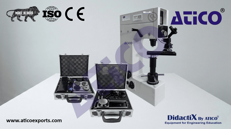 Brinell, Vickers & Rockwell Hardness Testing Unit Deluxe