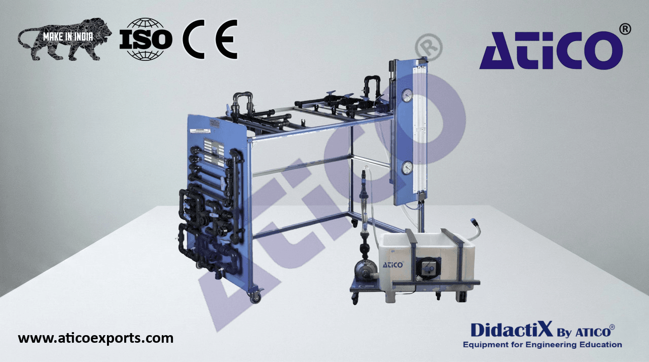 Pipe Network Unit, with Hydraulics Bench (FME00/B)