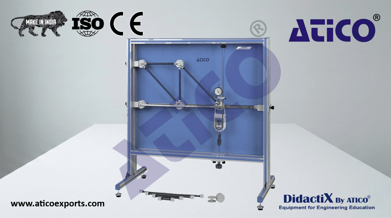 Unit for studying Deformation of Trusses