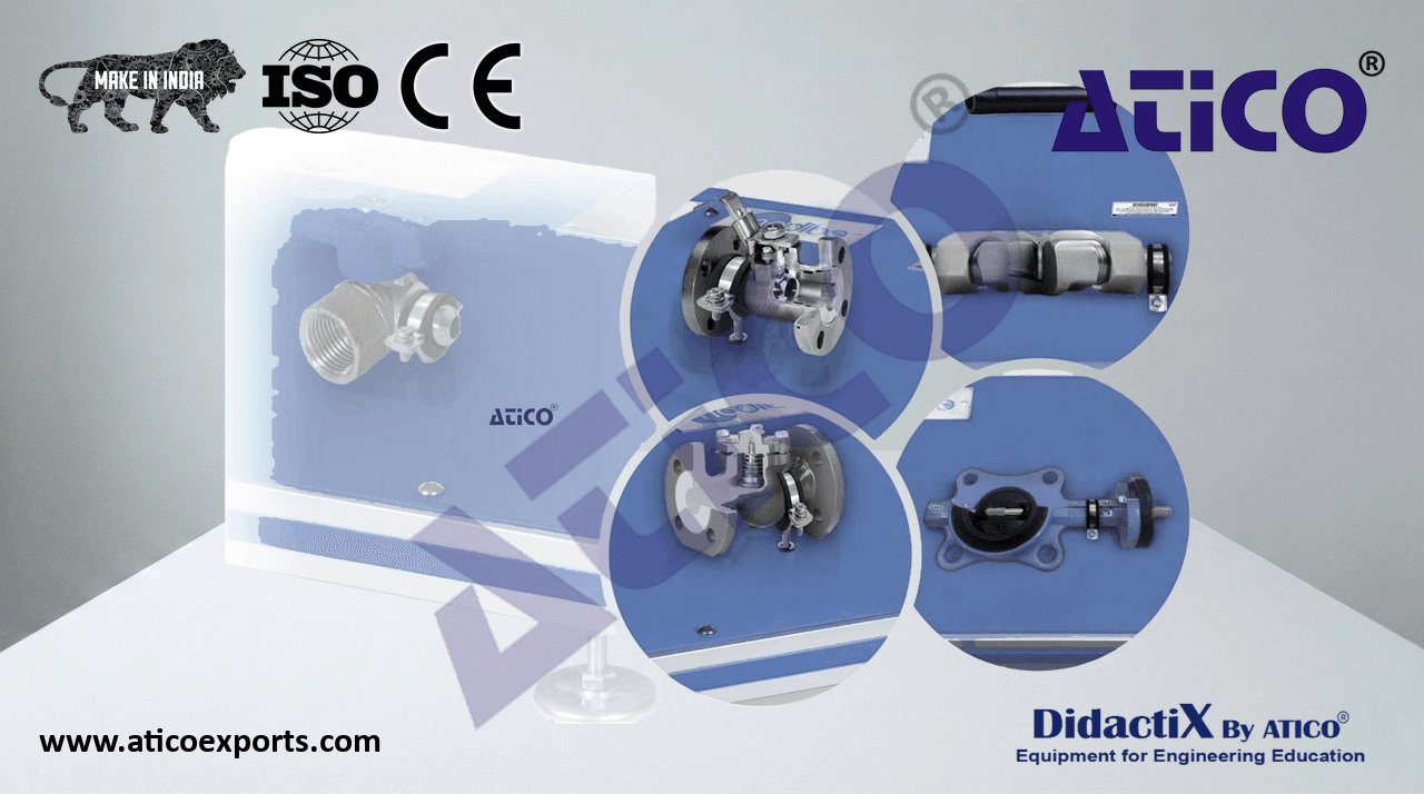 Unit to Study an Angular Needle Valve Cutaway Model